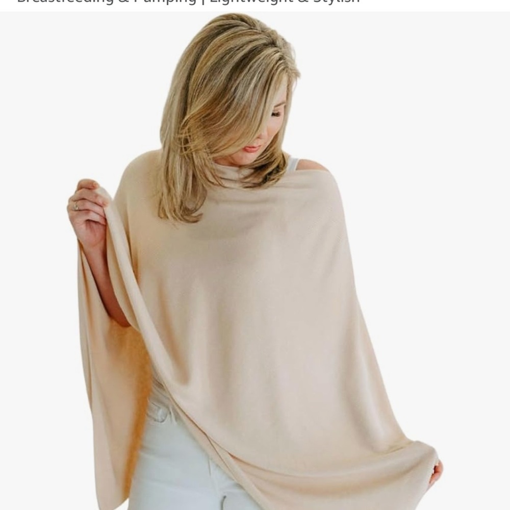 Elegant Cream Poncho